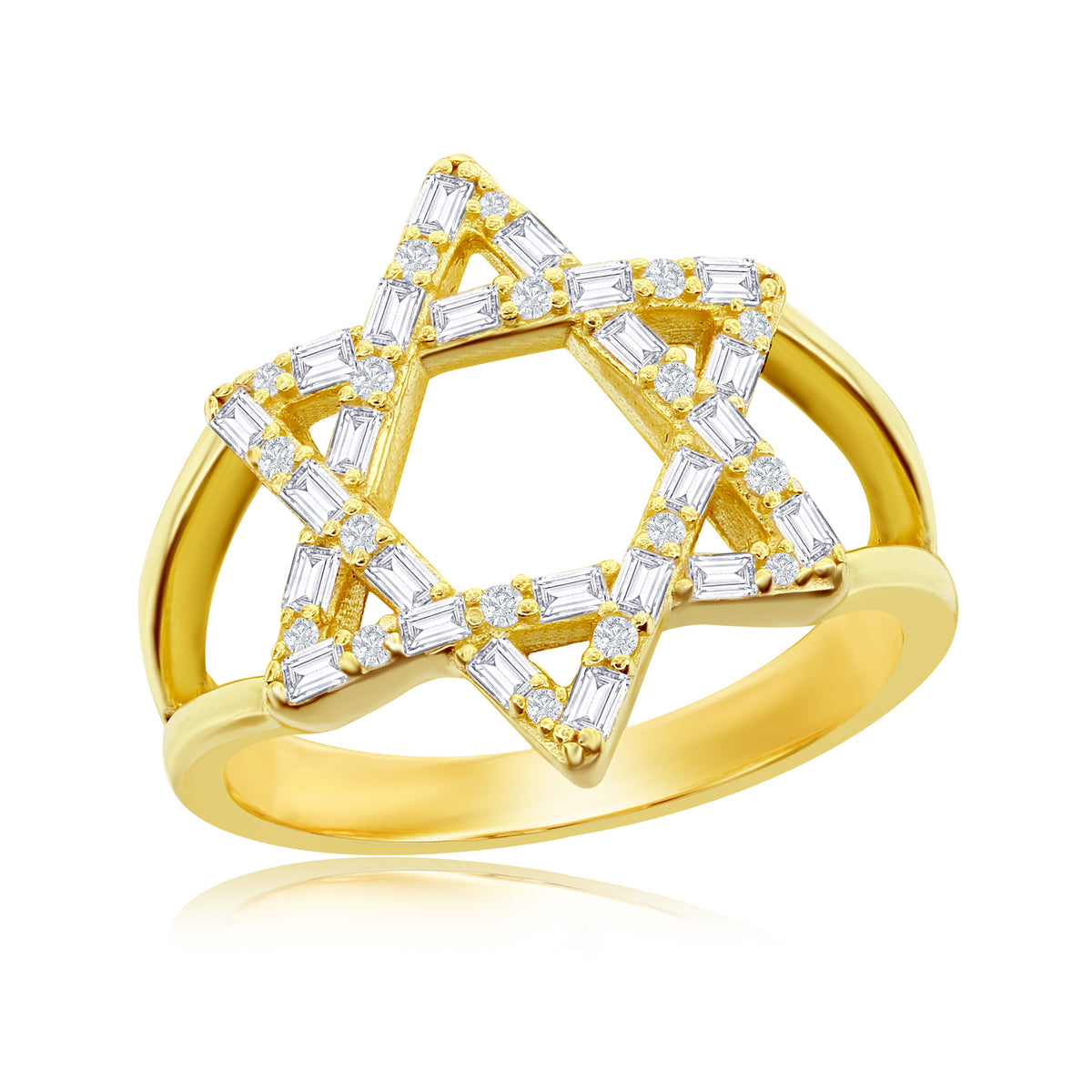 Star of David Baguette Ring – Becca London Jewelry